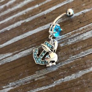 Playboy belly ring